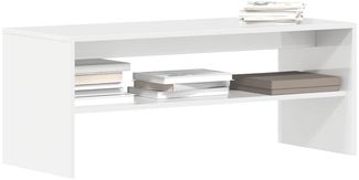 vidaXL TV-Schrank Hochglanz-Weiß 100x40x40 cm Holzwerkstoff 861118