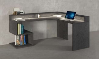 INOSIGN Eckschreibtisch Esse, Schreibtisch im modernen Design, mit oder ohne Monitoraufsatz Breite 180/160 cm, "Made in Italy"