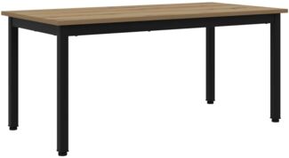 vidaXL Couchtisch Kunsthandwerk Eiche 100 x 50 x 45 cm Holzwerkstoff 892577