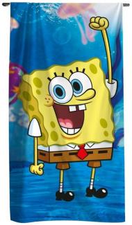 MTOnlinehandel Badetuch SpongeBob Schwammkopf 70x140 cm, 100% Baumwolle (1-St), Strandtuch Motiv