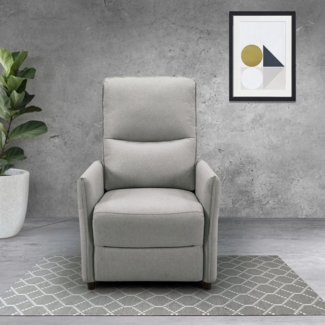 INOSIGN Relaxsessel CURRIE, mit Liegefunktion, Webstoff-Bezug, Federkern, Ruhe-Sessel, Lese-Sessel, TV-Sessel