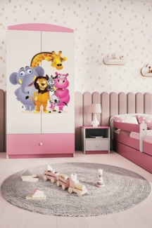 Bjird Kinderkleiderschrank Kleiderschrank Babydreams (4 Einlegeböden und Schublade) 175 x 90 x 52 cm