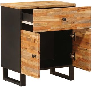 vidaXL Bettkasten Braun 50 x 33 x 60 cm Massivholz Mango 4018307