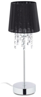 Kristall Tischlampe mit Organza-Schirm 10038883