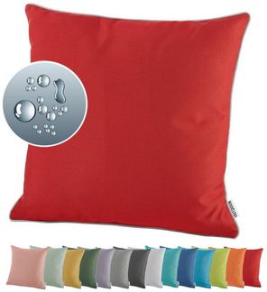 heimtexland Dekokissen Outdoorkissen Garten Deko Outdoor Kissen gefüllt, schmutz- und wasserabweisend