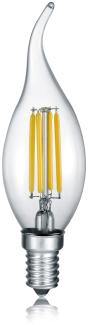 E14 Filament LED, 4 Watt, 470 Lumen, warmweiß, Ø3,5cm, 3 Stufen Dimmer, Tropfen