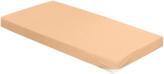 Irisette Mako-Jersey Betttuch Jupiter 0008 apricot 190x200 cm 8-50 apricot