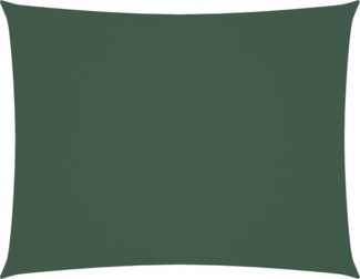 vidaXL Sonnensegel Oxford-Gewebe Rechteckig 3x4 m Dunkelgrün 135485