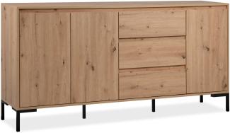 Sideboard >Korsika< (BxHxT: 170x87x40 cm) in Dekor Artisan Oak