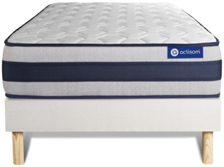 Actilatex ergo matratze 90x200cm + Bettgestell mit lattenrost , Härtegrad 4 , Latex und Memory-Schaum , Höhe : 24 cm