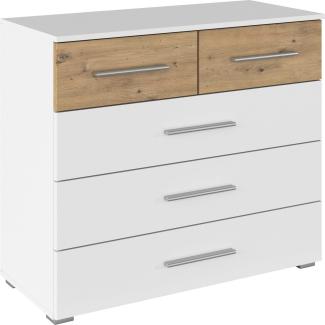 rauch Schubkastenkommode Sideboard Kommode Schubladenkommode TARRAGONA, mit 5 geräumigen Schubladen in trendigen Farben MADE IN GERMANY