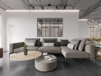 Vente-unique - Atelier-Glaswand - 180 x 130 cm - thermolackiertes Aluminium - Schwarz - BAYVIEW