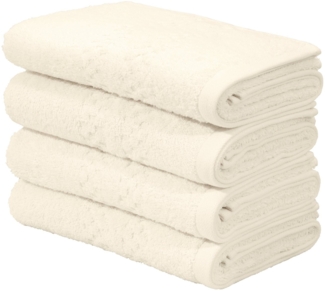 my home Handtuch Regona, Handtücher 50x100cm, flauschig und weich, 500gr/m², Frottier (Set, 4-St), Premium Handtücher mit Bordüre, Set, 100% Baumwolle, 5 Jahre Garantie