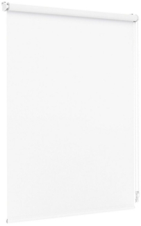 Rollo Standard Rollo, Klemmmontage-Lichtdurchlässig, 35x100 cm, weiß, jalousiescout, halbtransparent, ohne Bohren, freihängend, Klemmfix, Standard Rollo vormontiert, Lichtdurchlässig, mit Kindersicherung