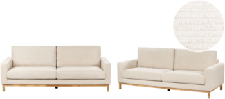 Sofa Set 5-Sitzer SIGGARD Cord Hellbeige
