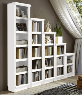 Home affaire Standregal Soeren Stege, aus massiver Kiefer, Maße (B/T/H): 40/29/185 cm, mit viel Stauraum