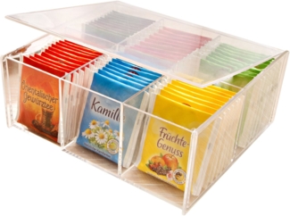 Ruco Teebox mit Deckel, Kunststoff, (1-tlg), Teeaufbewahrung, aromadicht, Made in Germany