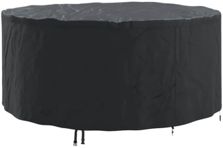 vidaXL Gartenmöbelabdeckung Schwarz 200 x 200 x 71 cm 420D-Gewebe 4106012