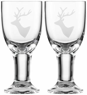 Eisch Rotweinglas 2er Set Chalet, Weingläser, Kristallglas, 340 ml, 77158211