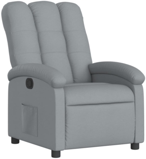 vidaXL Relaxsessel Hellgrau Stoff 3205380
