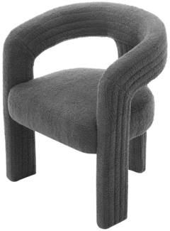 OKWISH Ohrensessel glatte gebogene Design (Wohnzimmersessel, Relaxsessel, Lehnstuhl, Fernsehsessel, 2-St, 75*62.5*47cm), gepolstertes Einzelsofa mit U-förmige Rückenlehne