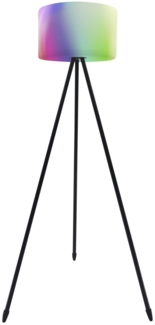 Müller Licht tint Außen-Stehleuchte Khaya schwarz 143x40 cm RGBW Smart