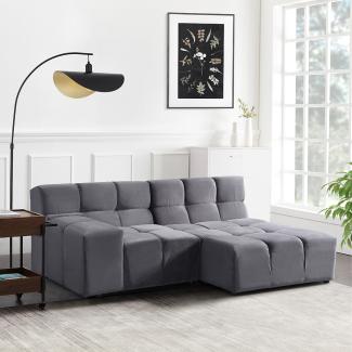 HOME DELUXE Modulares Sofa ORLENA - Anthrazit 204 x 148 cm