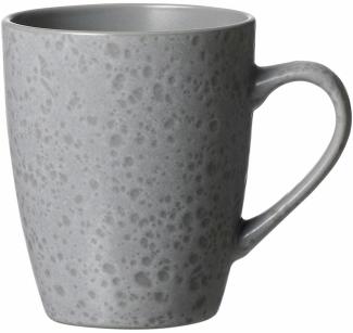 Ritzenhoff & Breker Becher Kitwe, Kaffeebecher, Teetasse, Kaffee Tasse, Steinzeug, Grau, 370 ml, 271669
