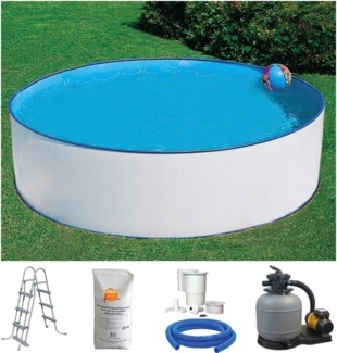 KONIFERA Rundpool USEDOM 2 (Komplett-Set, 5-tlg), Höhe 90 cm, in versch. Größen erhältlich