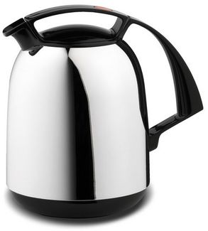 ROTPUNKT Isolierkanne 1,0 Liter 800 Glaseinsatz I hochwertig I langlebig I Thermoskanne, (Kaffeekanne I Teekanne), Glaskolben aus doppelwandigem Rosalin-Glas