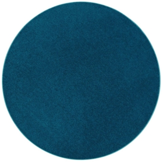 Snapstyle Veloursteppich Hochflor Velours Teppich Luna Rund, Rund, Höhe: 16 mm