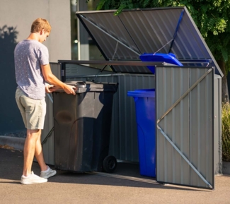 Westmann Metall Mülltonnenbox Gerätebox 53 |