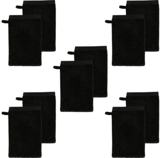 Erwin Müller Waschhandschuh Waschhandschuh "Heidenheim" 10er-Pack, Frottier, Walk-Frottier Uni