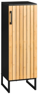 SoBuy Badkommode BZR203, Badezimmerschrank schmal Kommode, verstellbare Ablagen, Badzimmer