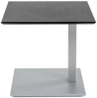 Beistelltisch 1428-MMN-EST / Hydro-Lift Beistelltisch , Schwarz , 55 x 54 x 47 cm
