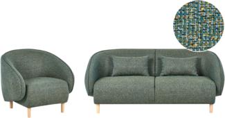 Sofa Set UMEA Stoff Grün
