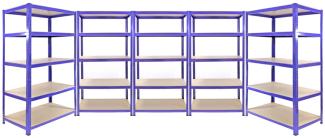 3x Q-Rax Lagerregale 180 x 90 x 50cm + 2 x