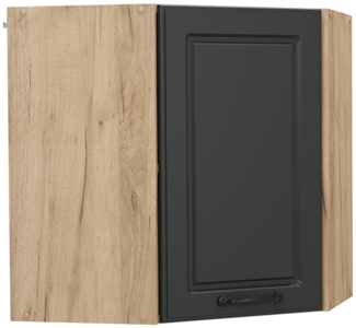 Eckhängeschrank R-Line Anthrazit Landhaus 57 cm Vicco