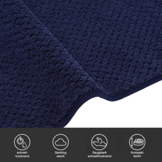 OTTO home Handtücher Parris, diverse Größen, ideal als Sporthandtuch, Reisehandtuch, Microfaser (4-St), sehr leicht, kompakt, schnelltrocknend, Mikrofaser, mit Waffelmuster