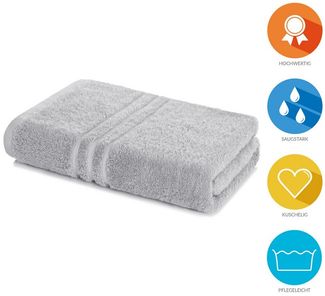 Lavea Badetuch Duschtuch 100x150 cm Elena Frottee Duschhandtuch, 100% Baumwolle, 500 g/m² Frottier, weich & saugstark, pflegeleicht