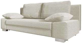 Schlafsofa Laura Cord (Farbe: Poso 100)