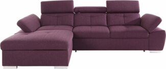 exxpo - sofa fashion Ecksofa Spring, super bequem, mit Armteil- und Kopfteilfunktion, OTTOs Choice, L-Form, wahlweise mit Bettfunktion und Bettkasten