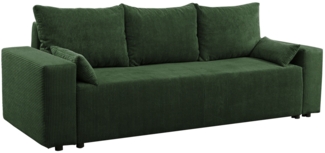 Sofa 'Lipito' Cord Grün