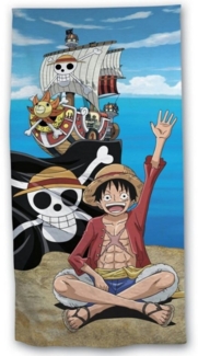 One Piece Anime Strandtuch One Piece Monkey D Ruffy Badetuch 70x140 100% Baumwolle