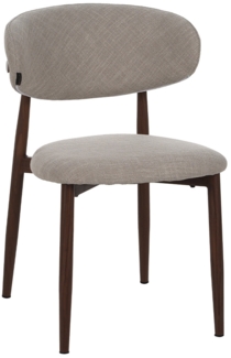 Bronx71 Esszimmerstuhl Lara Leinen taupe