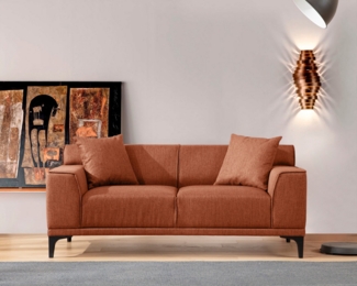 2-Sitzer-Sofa, 'Petra', 87 x 86 x 165, Orange