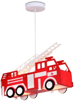 Kinderzimmerlampe Junge Hängelampe Kinderzimmer Kinderlampe Feuerwehr Auto