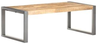 vidaXL Couchtisch 110 x 60 x 40 cm Raues Mangoholz