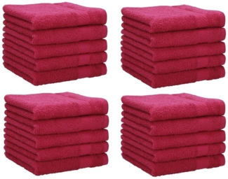 Betz Seiftuch 20 Stück Palermo Größe 30x30 cm Farbe cranberry, Baumwolle (Set, 20-St)