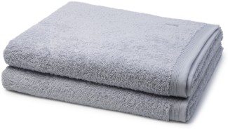 Möve Superwuschel 2 tlg. Frottier-Set - 2 X Duschtuch (80 X 150cm) - 520 g/m2 - Silver
